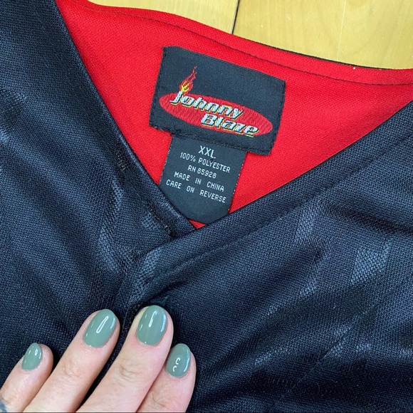 Vintage Johnny Blaze button up jersey - XXL - Picture 4 of 6